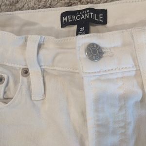 J Crew white skinny jeans